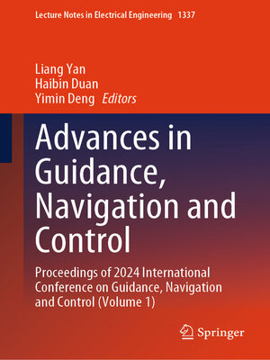 cover image of Advances in Guidance, Navigation and Control